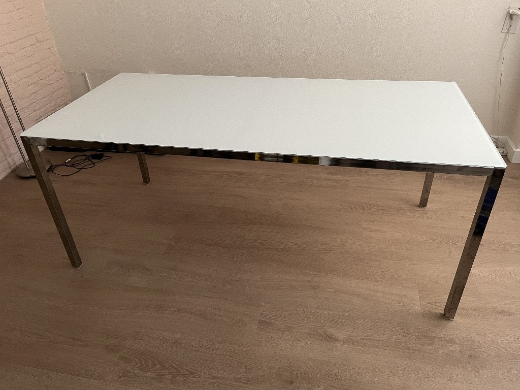 IKEA tafel Torsby, Ophalen, Gebruikt, 50 tot 100 cm, Glas