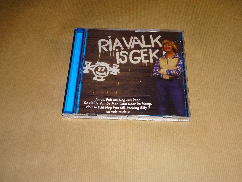 CD Ria Valk is Gek, Cd's en Dvd's, Ophalen of Verzenden, Gebruikt, Levenslied of Smartlap