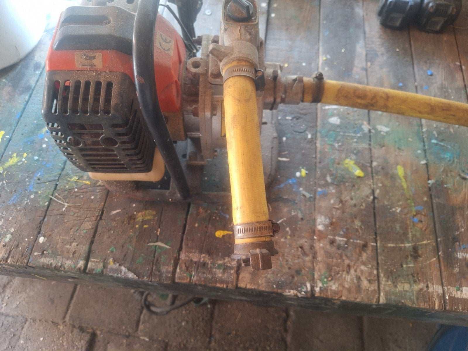 Waterpomp, Ophalen, Gebruikt