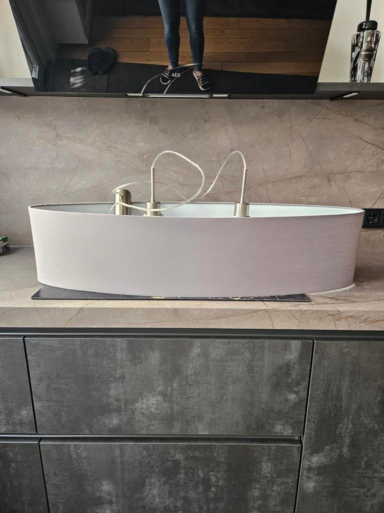 Leen Bakker Plafond Hanglamp Woonkamer - Zo goed als nieuw, Ophalen of Verzenden, Zo goed als nieuw, Stof, Modern, Scandinavisch