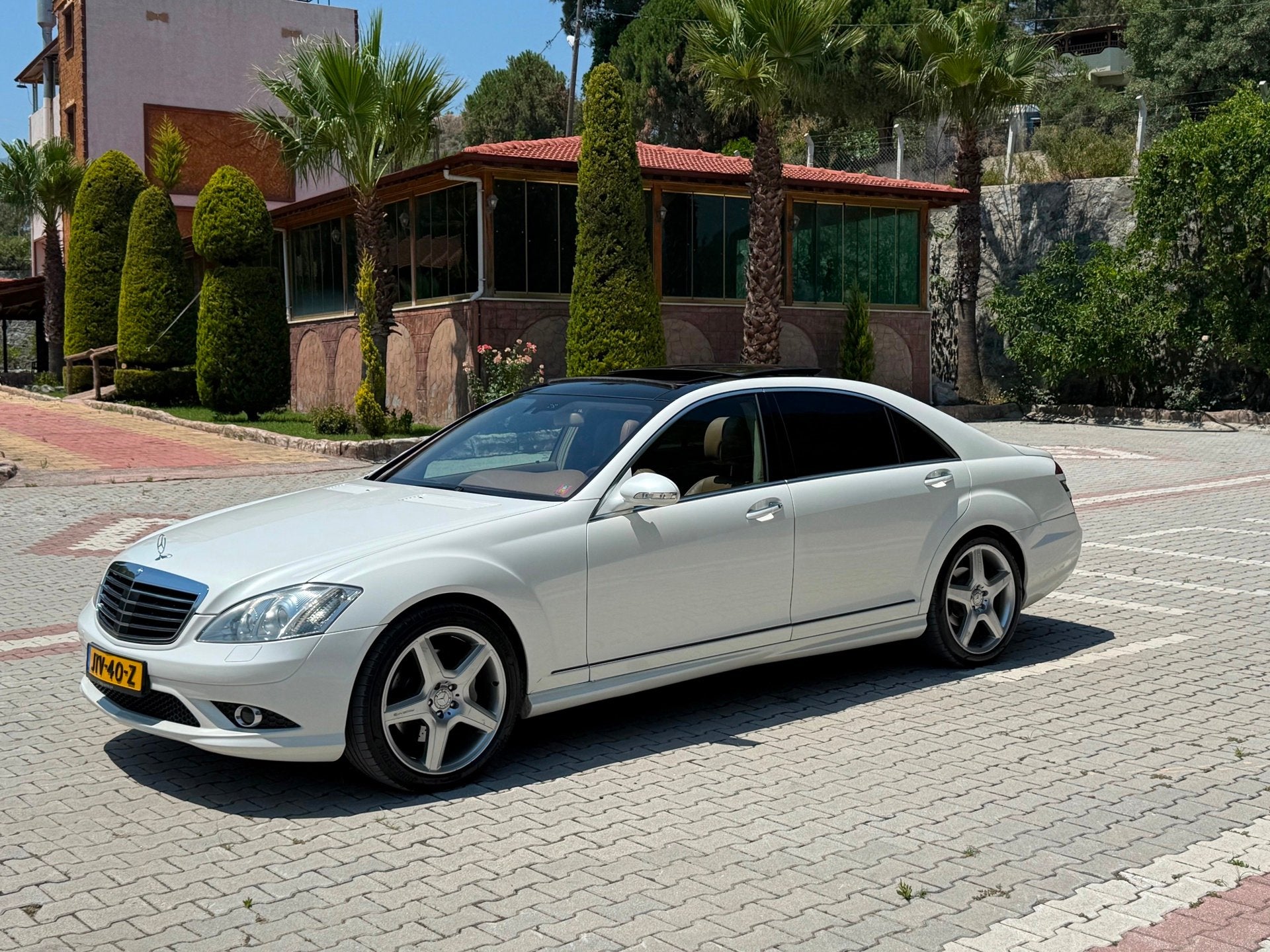 Mercedes-Benz S-klasse S 320 CDI 4-Matic Lang AMG-PAKET/DESI, Auto's, Automaat, Gebruikt, Beige, Lichtsensor