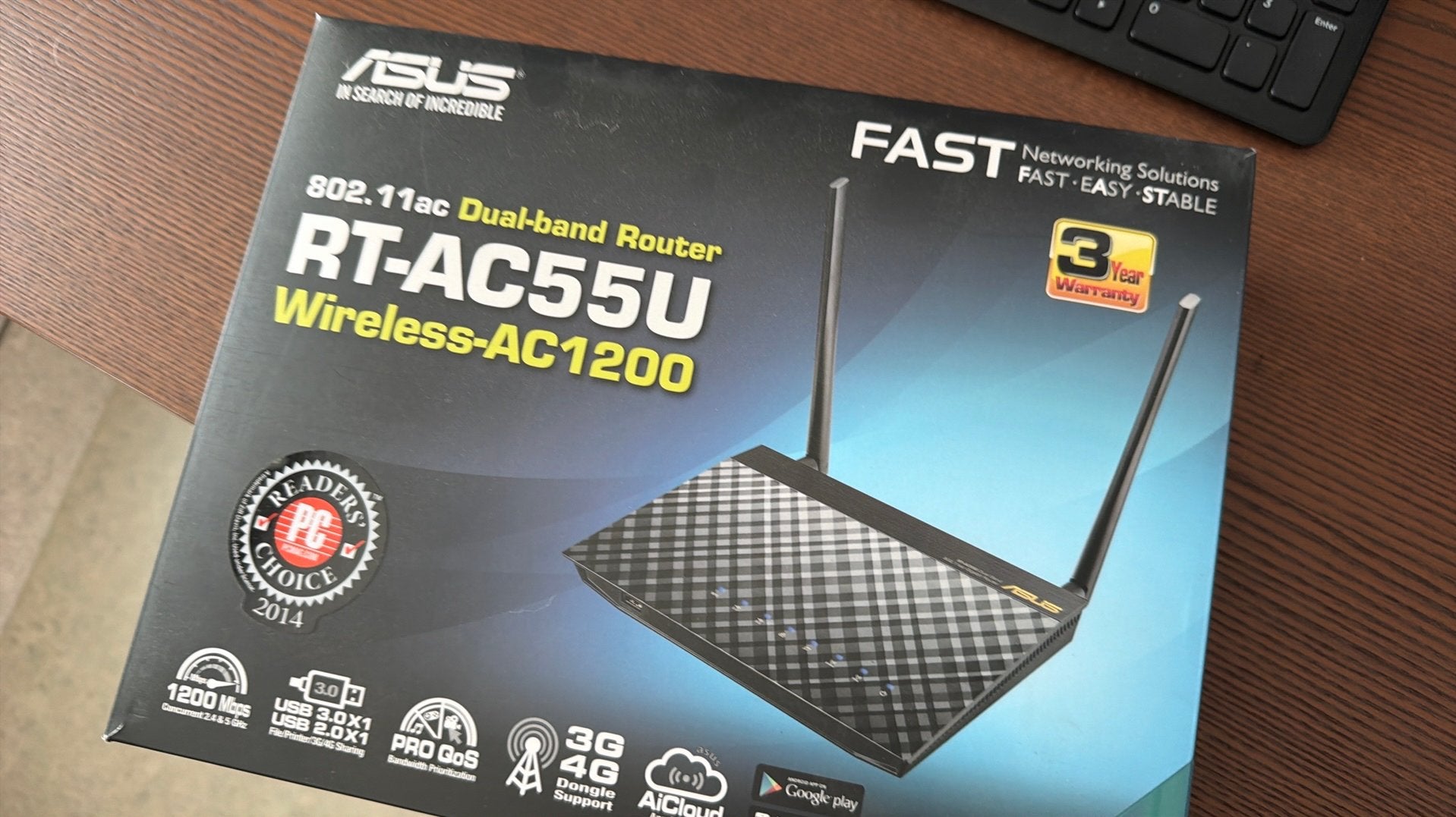 Asus RT-AC55U router, Ophalen of Verzenden, Zo goed als nieuw, Router