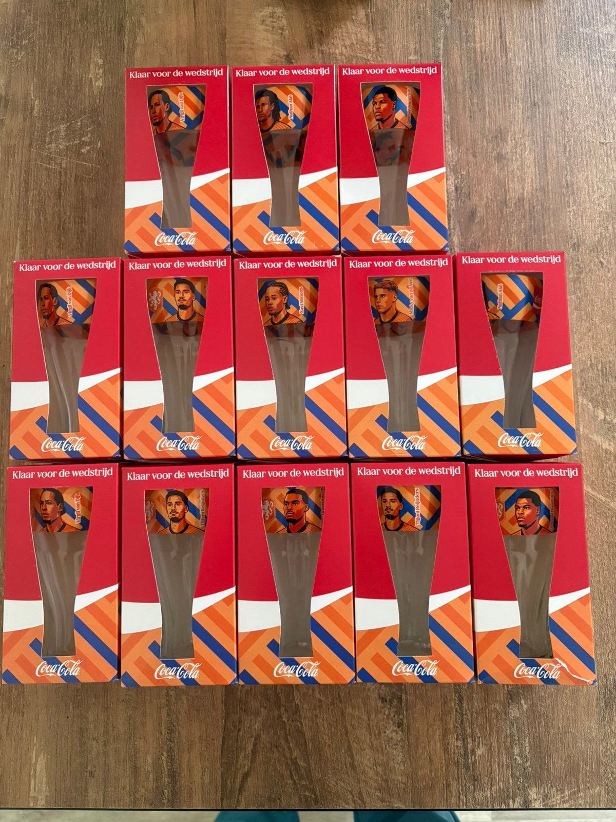 WK glazen nederlands elftal, Ophalen, Zo goed als nieuw