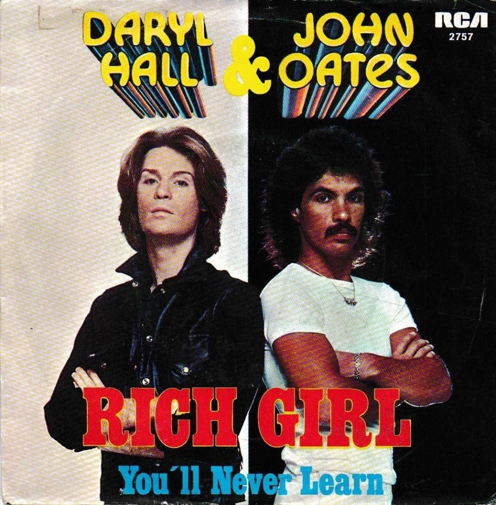 Daryl Hall & John Oates - Rich girl, Gebruikt, 7 inch, Single, Ophalen of Verzenden