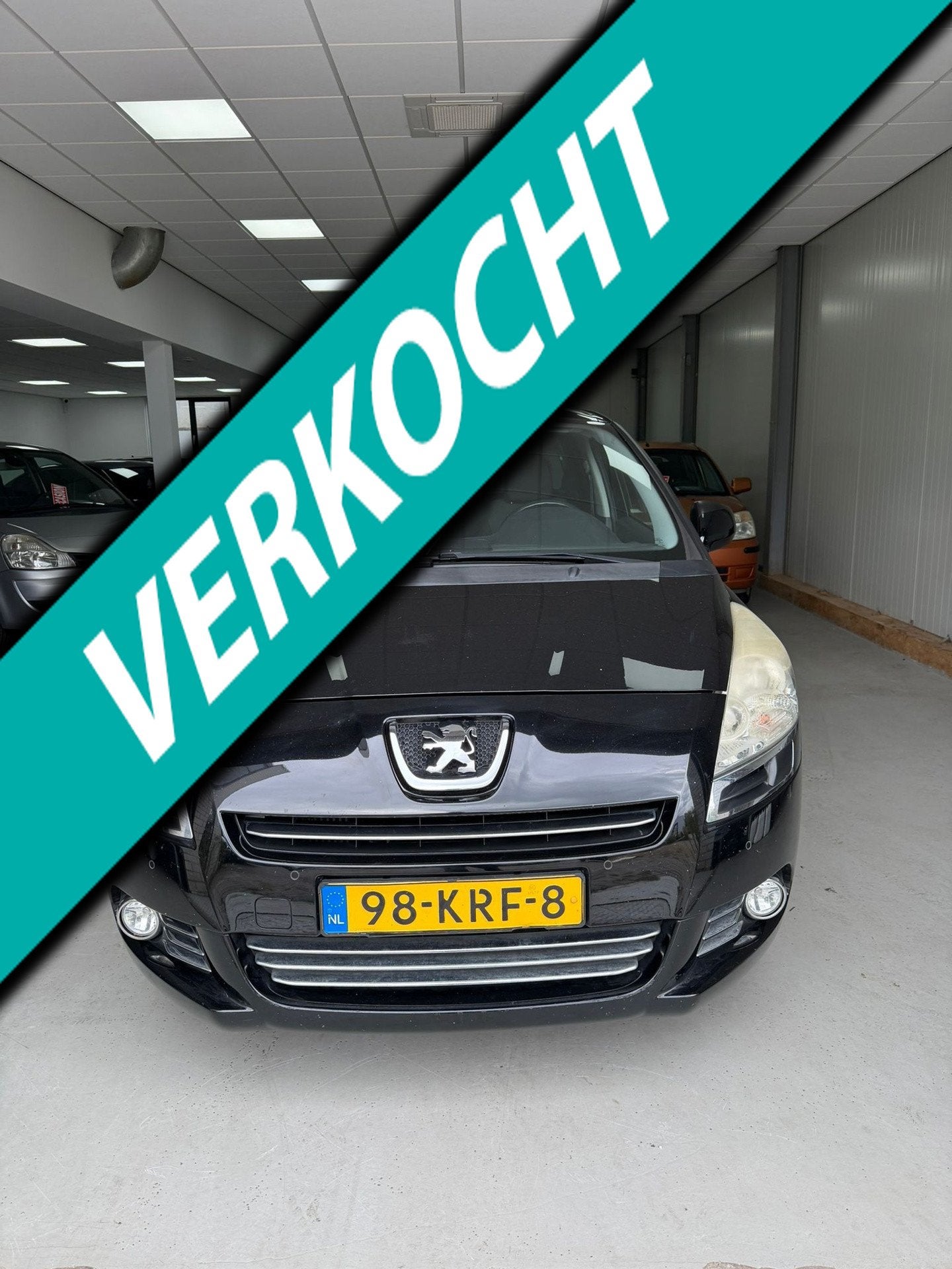 Peugeot 5008 1.6 THP ST Premiere 7p., Voorwielaandrijving, Euro 5, Gebruikt, Zwart