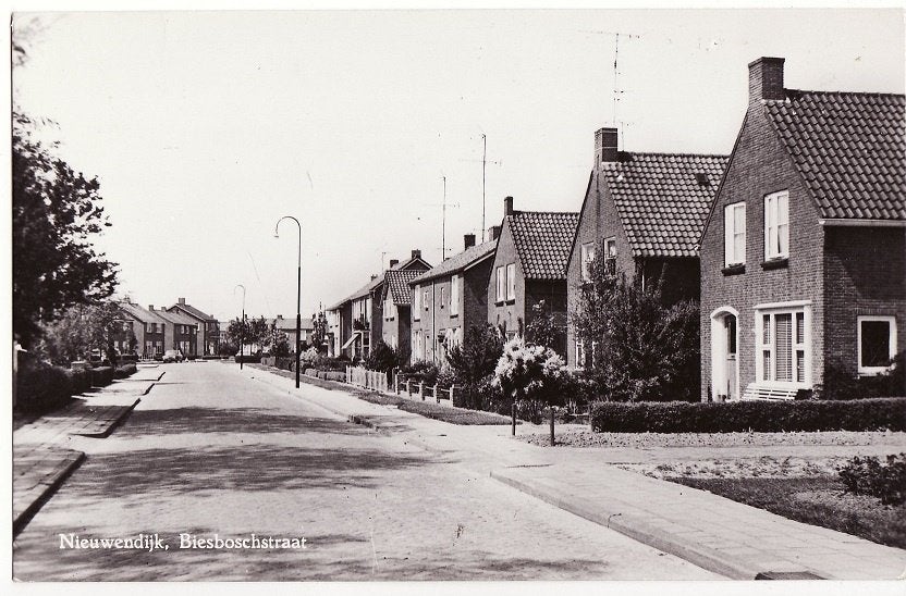 Nieuwendijk Biesboschstraat 1969., Ophalen, 1940 tot 1960, Ongelopen, Noord-Brabant