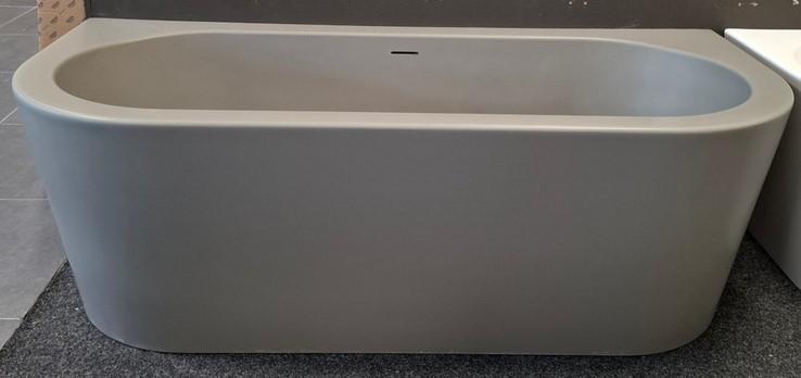 half vrijstaand bad XENZ CHARLEY 180cm CEMENT 75% korting, Doe-het-zelf en Verbouw, Sanitair, Nieuw, Bad, Chroom, Ophalen
