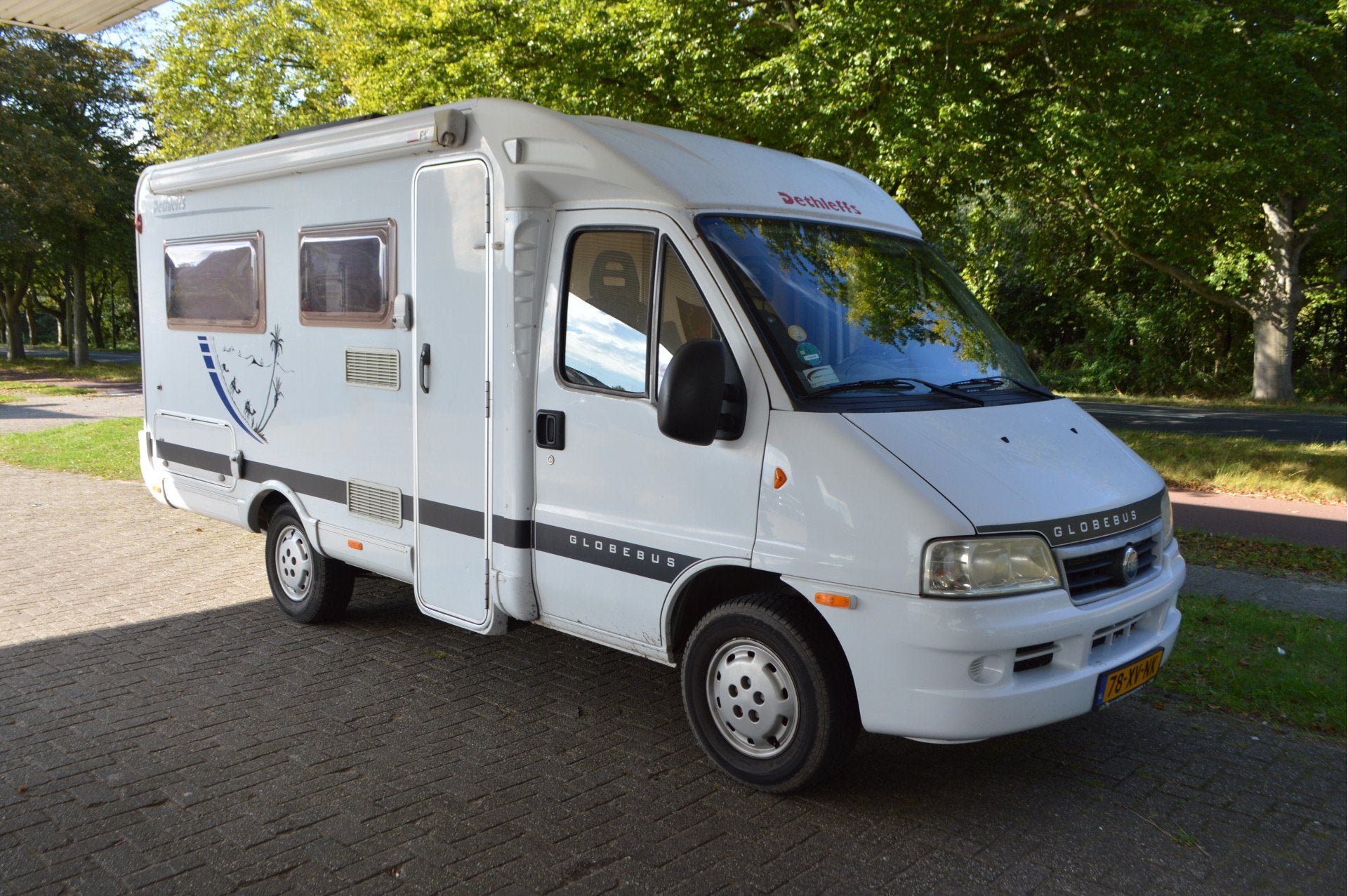 Fiat Globebus Dethlefs Halfintegraal | Toilet/Douche | scoot, Navigatie, Tot en met 2, Luifel, Half-integraal