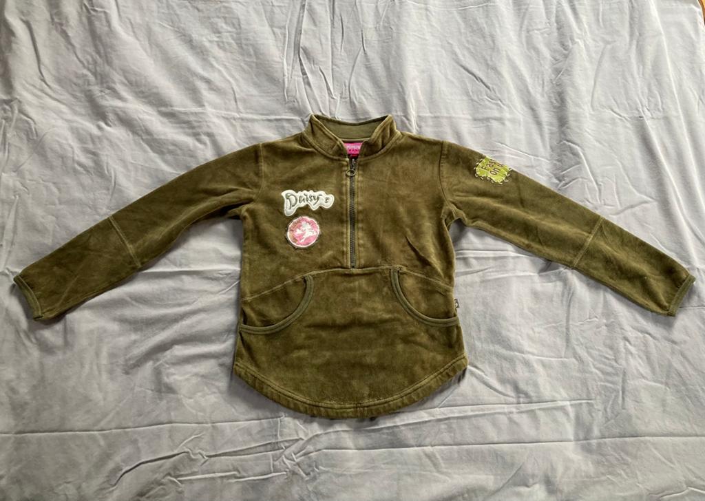 Fransa Girls Velours Sweater - Maat 128/134 (8/9), Ophalen of Verzenden, Gebruikt, Meisje, Trui of Vest
