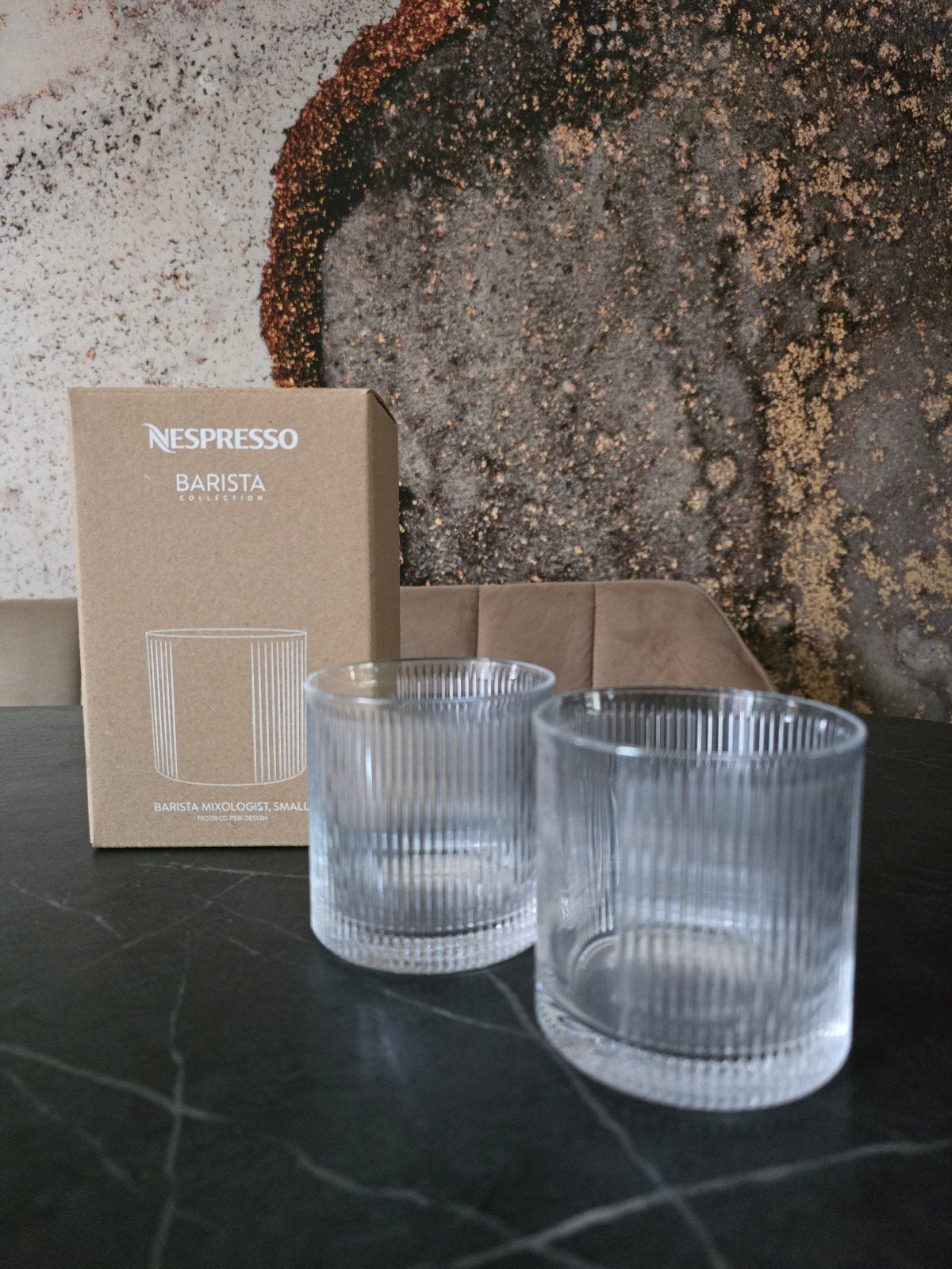Nespresso Barista Mixologist Glazen (2 stuks), Nieuw, Ophalen of Verzenden, Overige merken, Glas