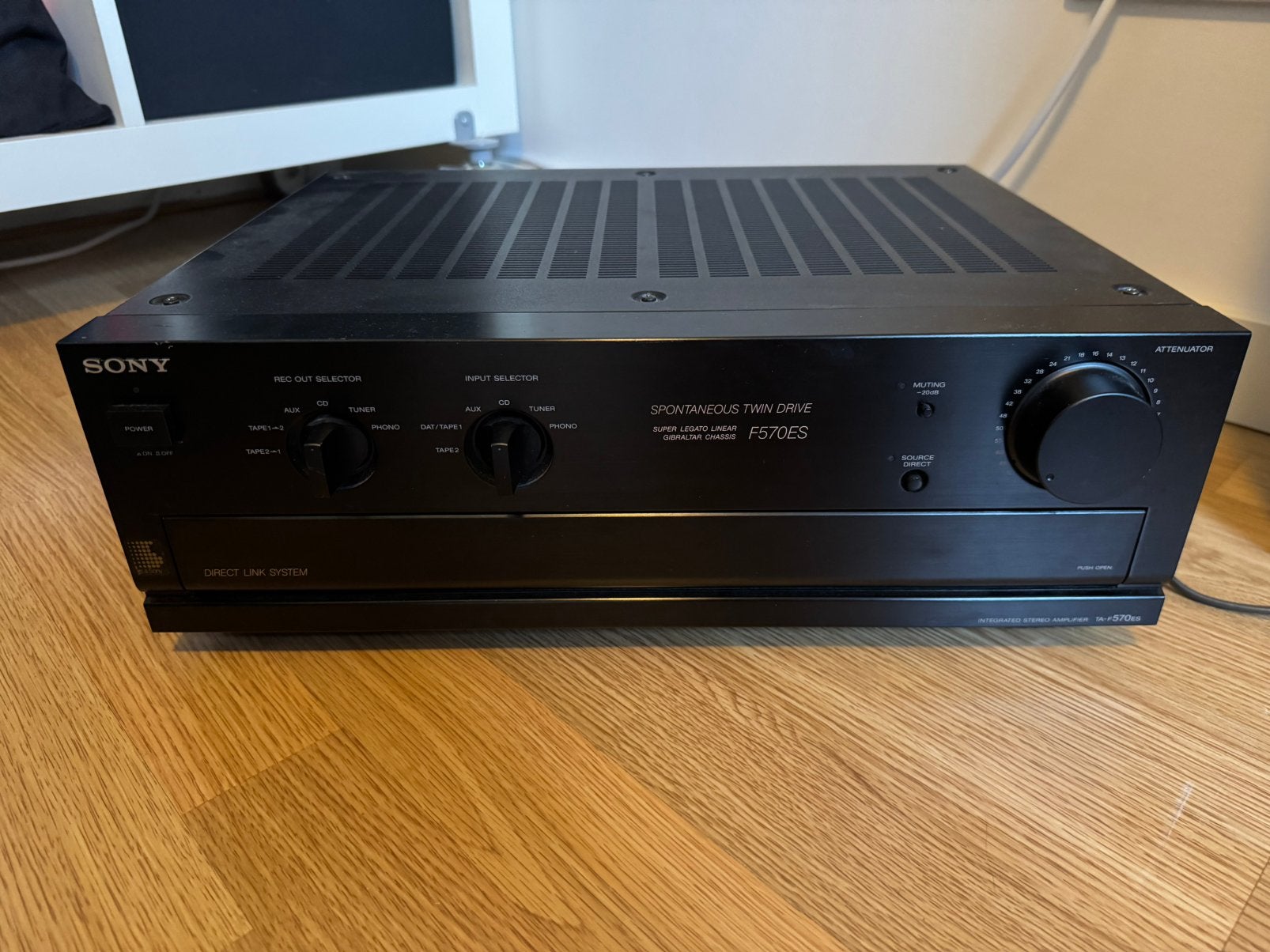 Sony TA-F570ES versterker, Ophalen, Gebruikt, 60 tot 120 watt, Sony
