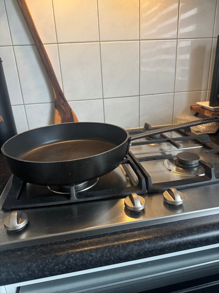 koekenpan, Ophalen, Gebruikt, Aluminium, Koekenpan