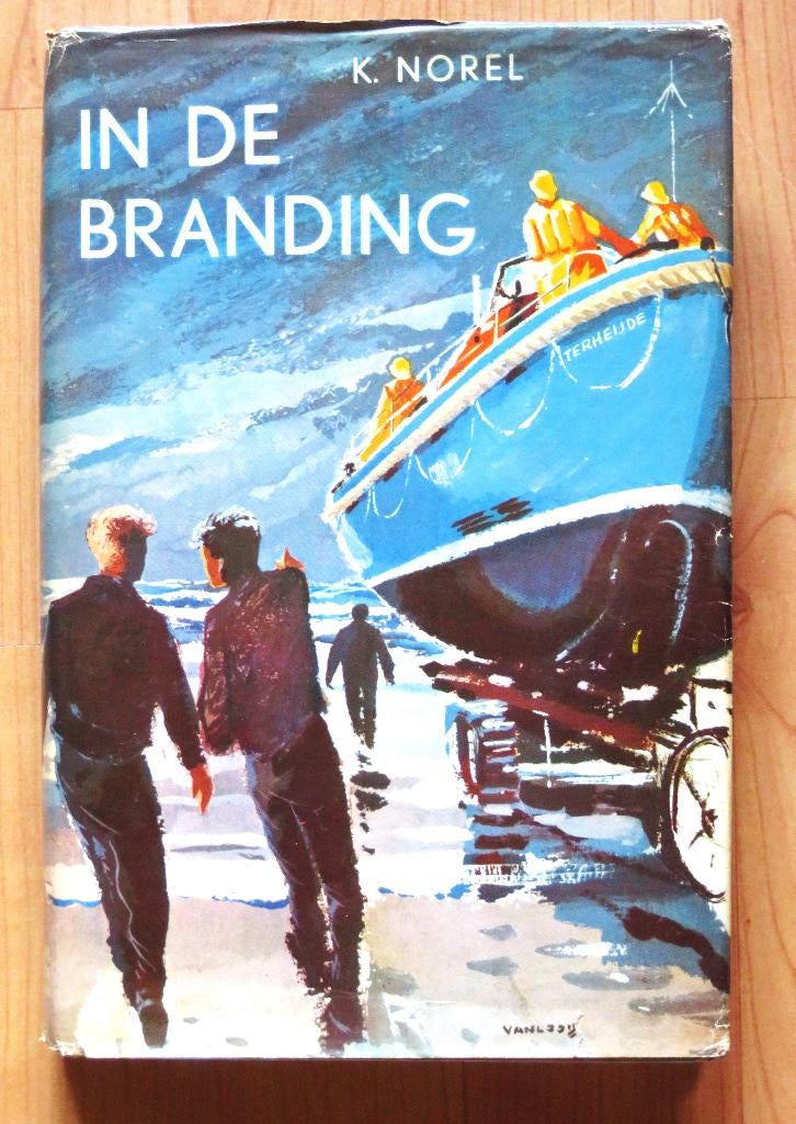 K. Norel: In de branding ( 1e druk 1964 HC met omslag ), Boeken, Ophalen of Verzenden, Gelezen