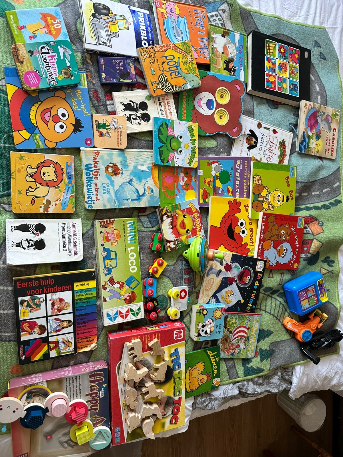 Kinder baby speelgoed 2 boodschappen tassen vol, Ophalen, Gebruikt, Overige typen