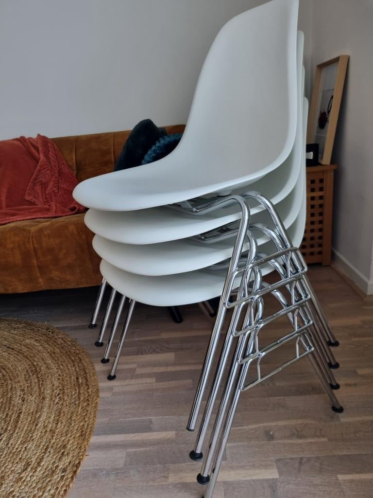 4x Vitra Eames DSR stoelen - Charles & Ray Eames, Ophalen of Verzenden