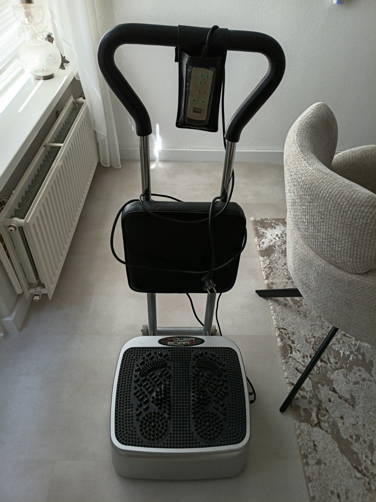 Power Board Trilplaat - Fitnesstrainer voor thuis, Ophalen, Zo goed als nieuw, Metaal, Trilplaat
