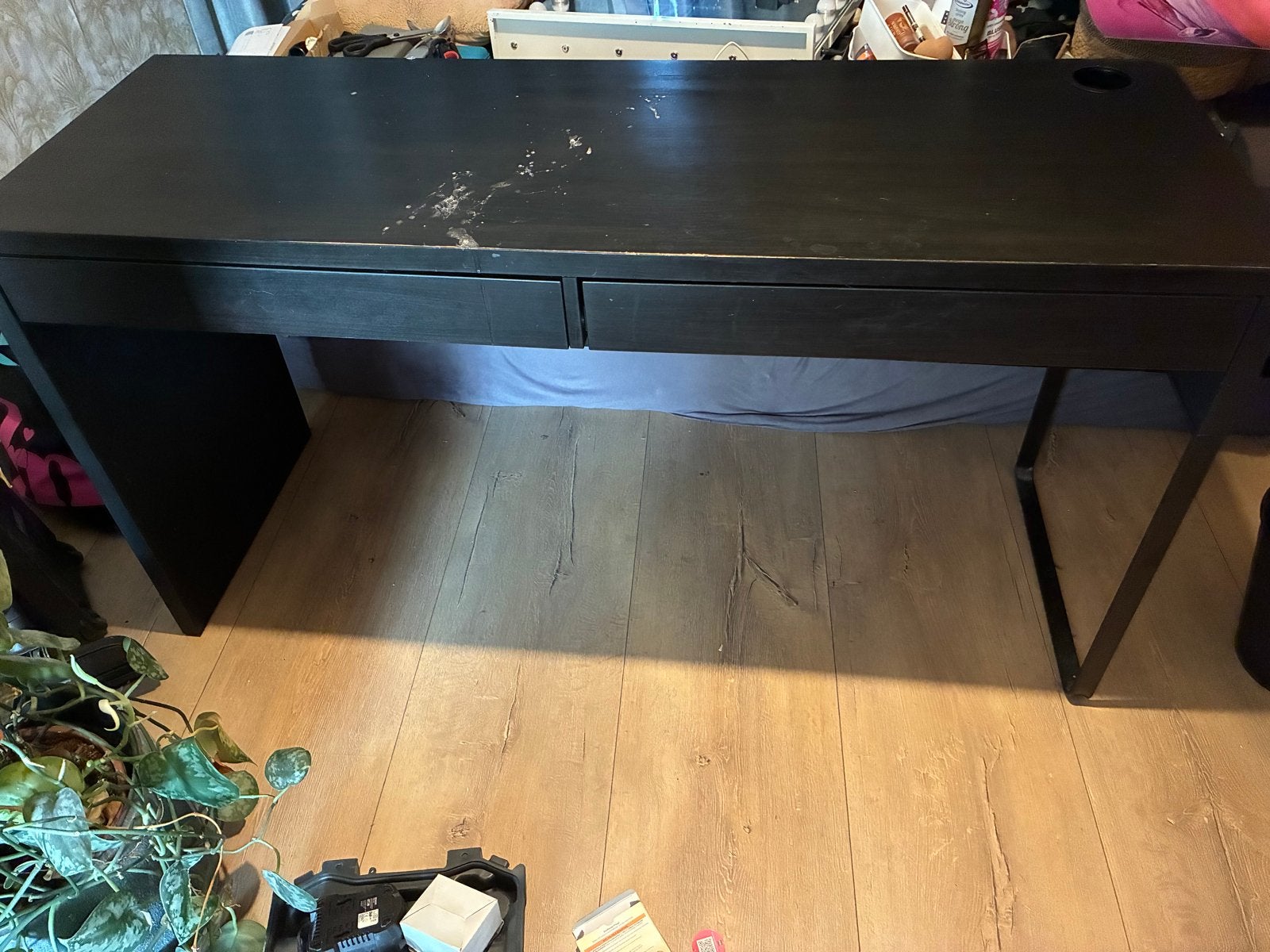 Gratis bureau met lades - opknapper, Ophalen, Gebruikt, Met lades, Spaanplaat of MDF