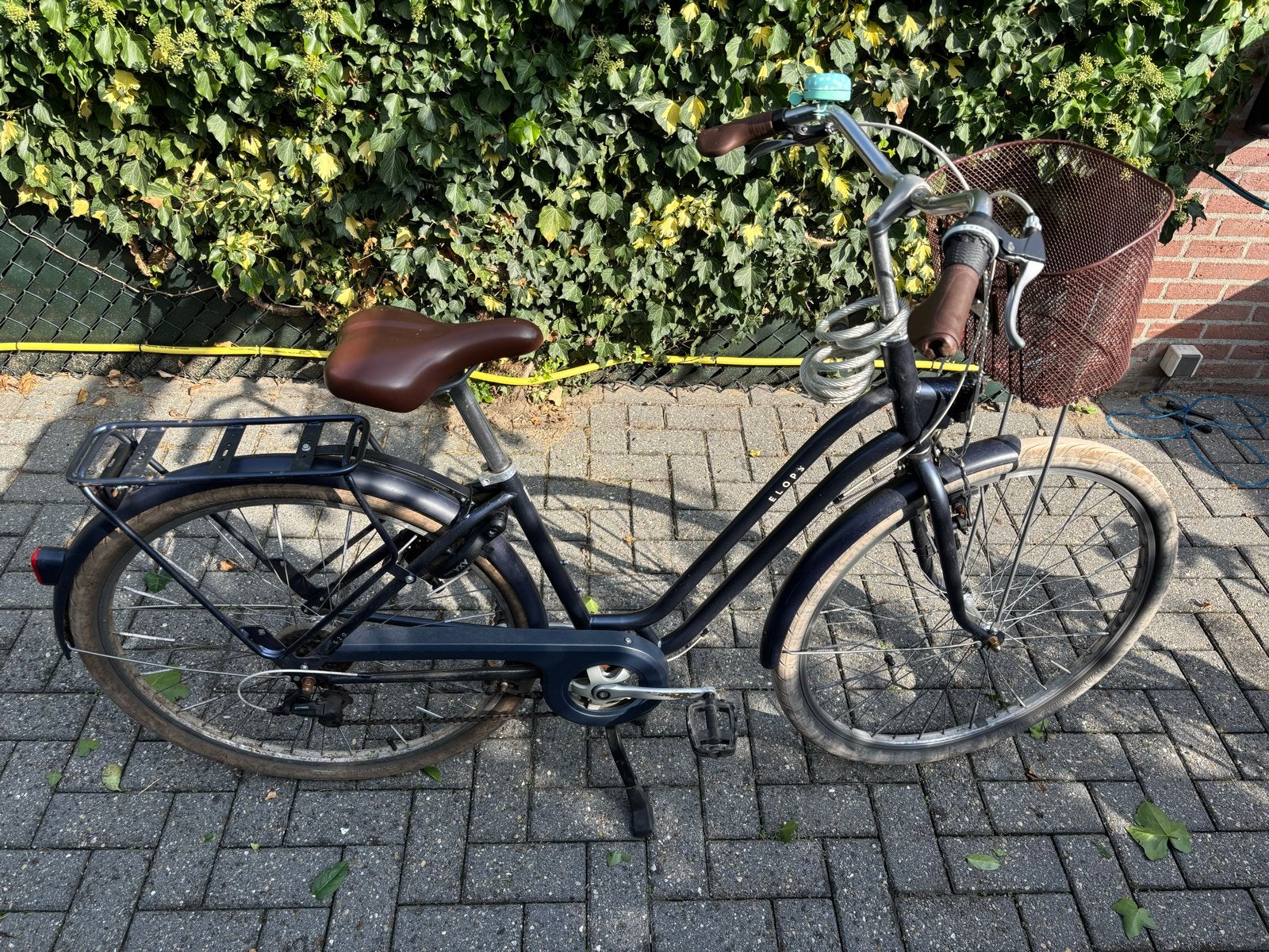 Elops 520 damesfiets in prima staat, Fietsen en Brommers, Gebruikt, Velgrem, Versnellingen, 50 tot 53 cm