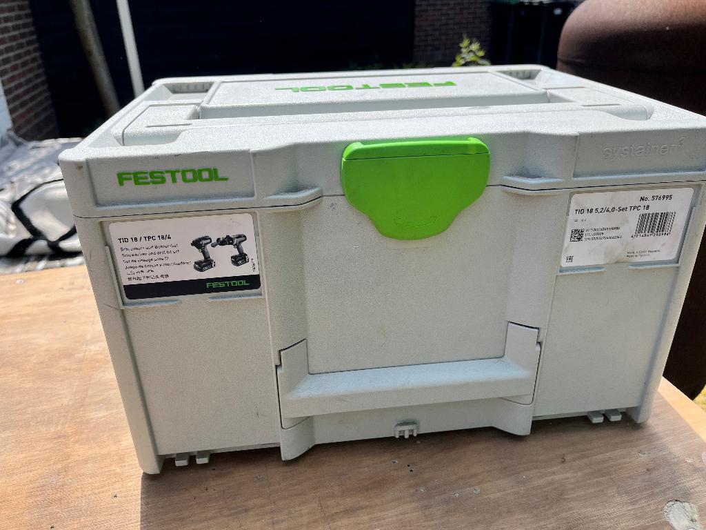 3x Festool systainers met inleg, Ophalen, Zo goed als nieuw