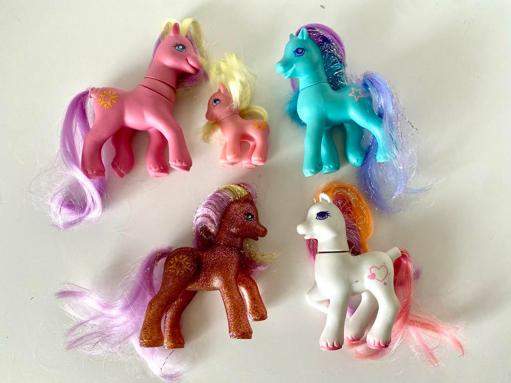 Set van 5 My Little Pony pony’s G2, Ophalen of Verzenden, Gebruikt, Meisje