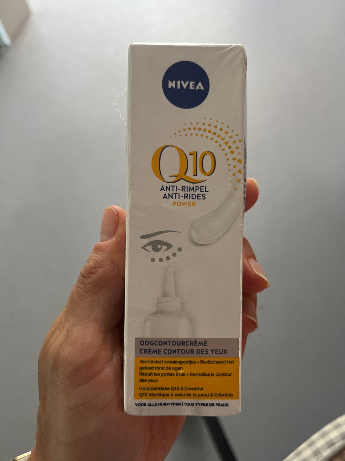 Nivea Q10 Anti-Rimpel Oogcontourcrème - Nieuw, Ophalen of Verzenden, Nieuw, Ogen, Verzorging