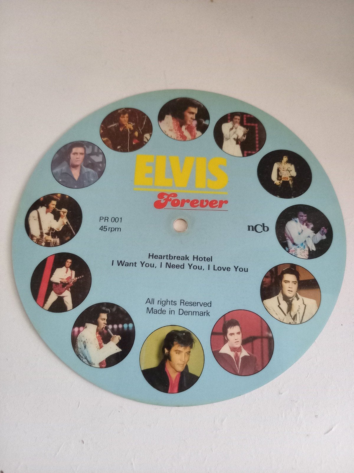 Elvis Forever Picture Disc - Heartbreak Hotel & Don't Be Cru, Picture disc, Ophalen of Verzenden, Gebruikt, Pop