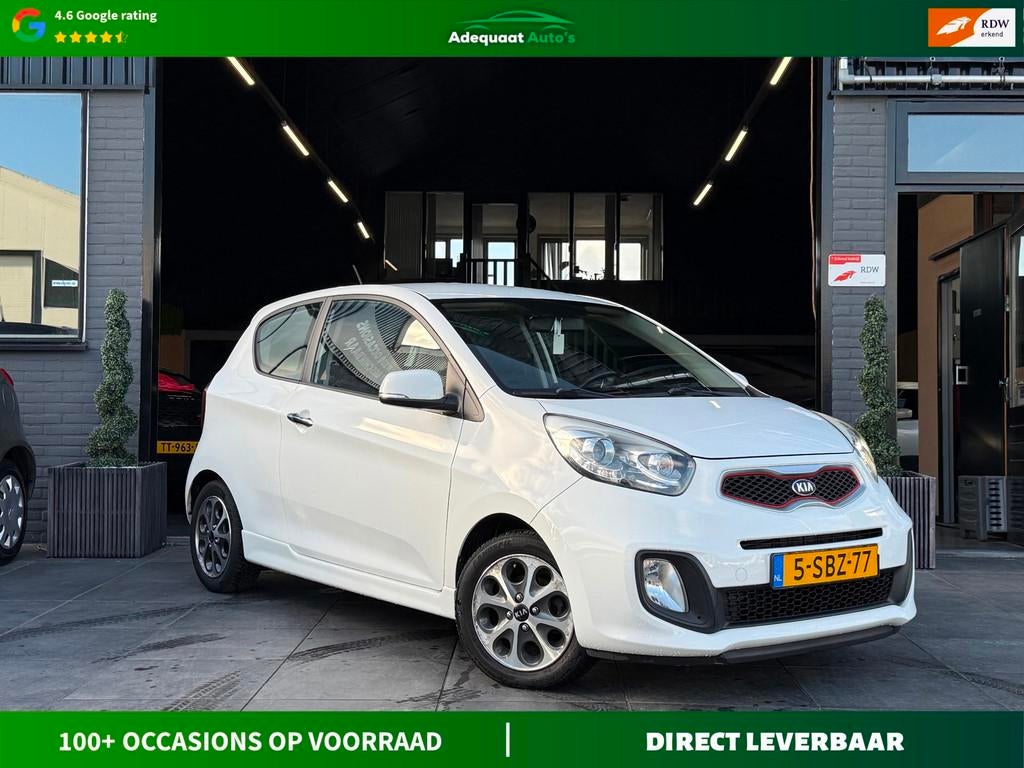 Kia Picanto 60 kleine auto’s op voorraad zie beschrijving, Auto's, Kia, Euro 5, Stof, Gebruikt, Met garantie (alle)