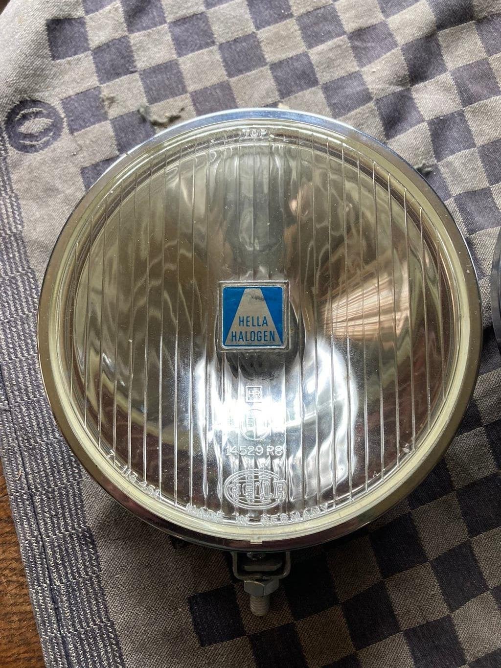 Oldtimer 2 Hella verstraler type 170, Ophalen of Verzenden, Gebruikt