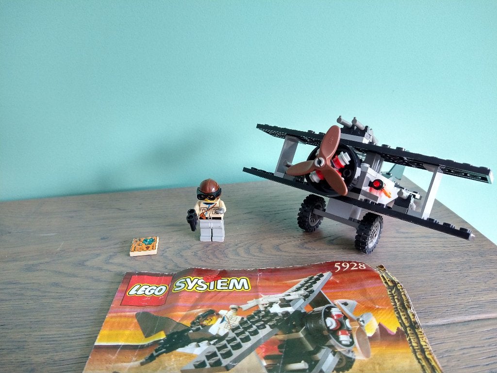 Lego Adventurers 5928 Bi-Wing Baron adventure, Compleet, Overige thema's, Lego, Ophalen of Verzenden