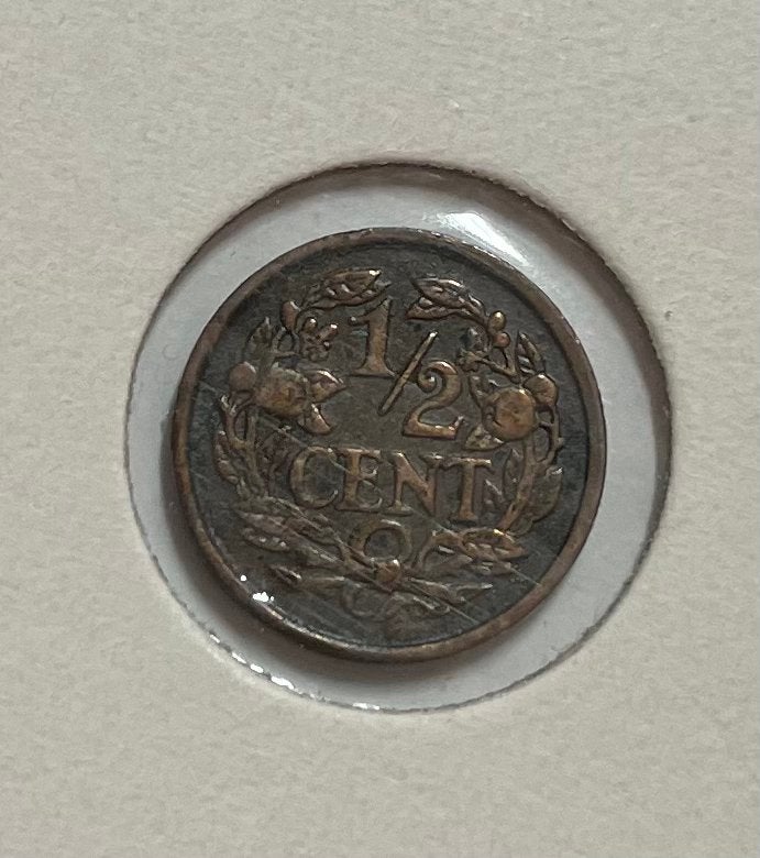 1/2 cent Nederland 1930, Ophalen of Verzenden, Koningin Wilhelmina