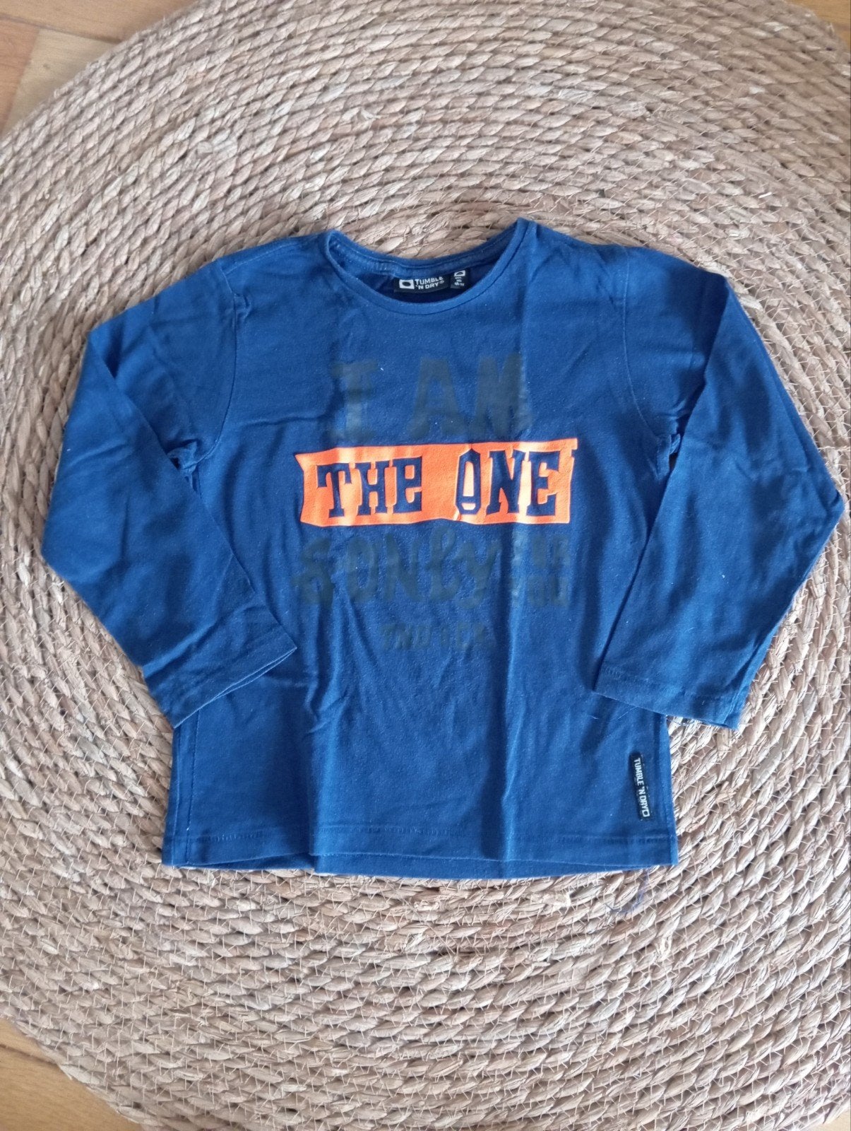 Tumble 'n Dry blauw shirt lange mouwen "THE ONE" maat 104, Ophalen of Verzenden, Tumble 'n Dry, Jongen, Shirt of Longsleeve