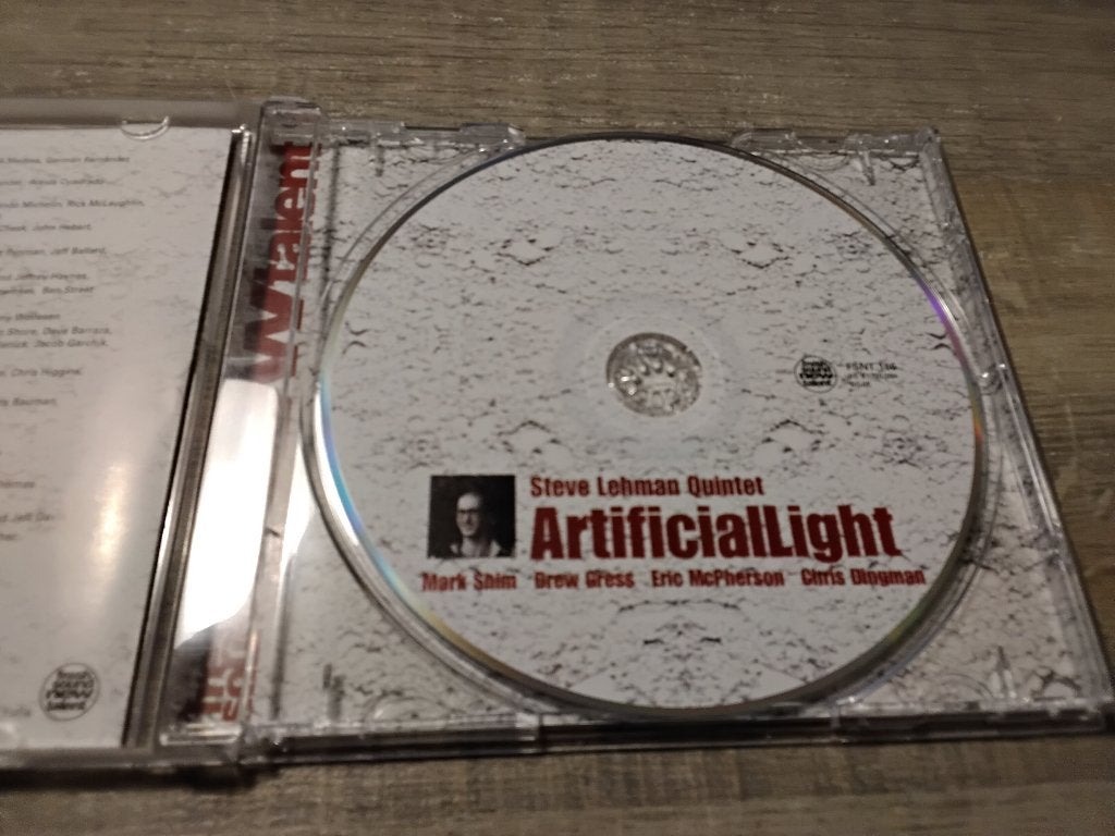Steve Lehman Quintet ArtificialLight Fresh Sound CD  2004, Cd's en Dvd's, Ophalen of Verzenden, Zo goed als nieuw, Jazz