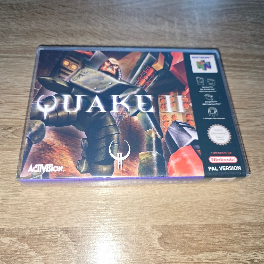 Quake II N64 Game Case (2), Spelcomputers en Games, Games | Nintendo 64, Shooter, Verzenden, 1 speler, Zo goed als nieuw