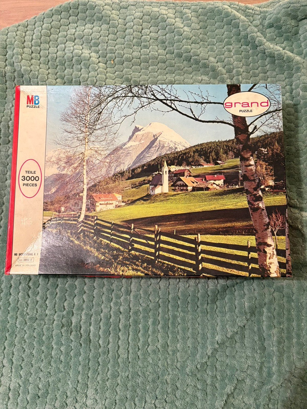 MB puzzel 3000 stukjes bergen, Ophalen of Verzenden, Meer dan 1500 stukjes, Zo goed als nieuw