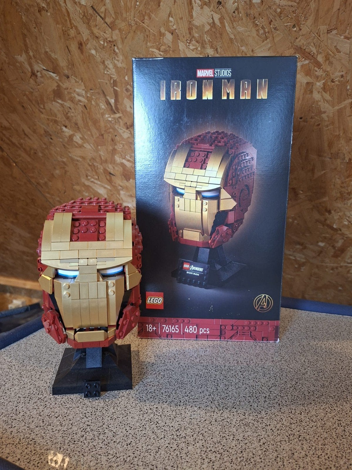 LEGO Marvel Studios Iron Man Helm (76165), Ophalen of Verzenden, Zo goed als nieuw
