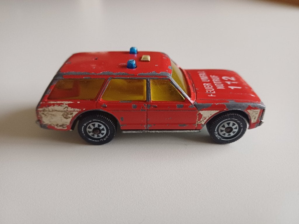 Siku brandweer Ford Granada Turnier auto, Ophalen of Verzenden, Gebruikt, Auto, SIKU