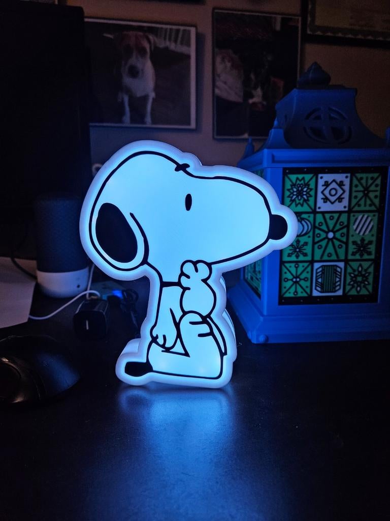 Snoopy Lightbox Snoopy Lamp, Ophalen of Verzenden, Nieuw, Minder dan 50 cm