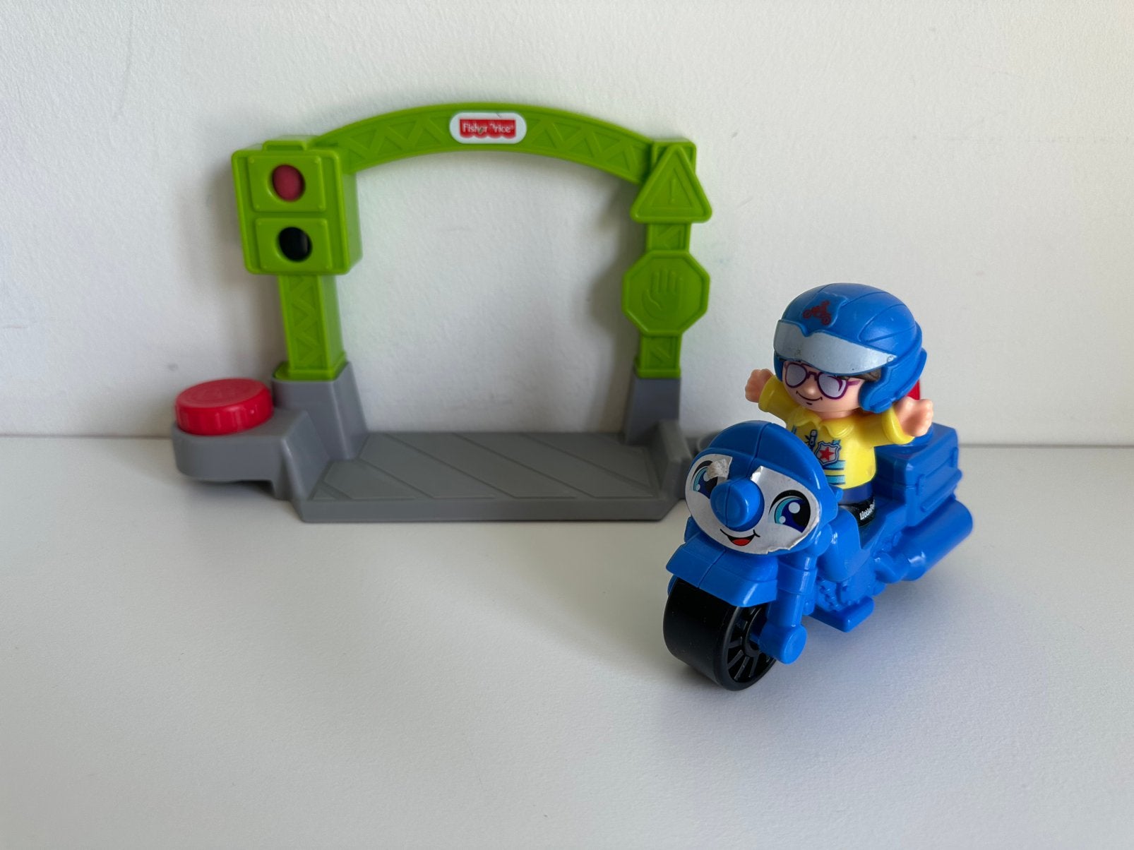 Little people - agent met motor en stoplicht, Ophalen of Verzenden, Gebruikt, Speelset