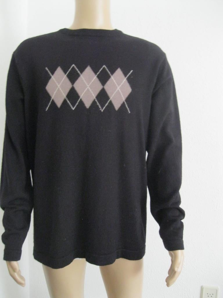 maat XXL, 1 zwarte Ed&Fred trui, preppy style, 80 cm., Ed&Fred, Zwart, Nieuw, Overige maten