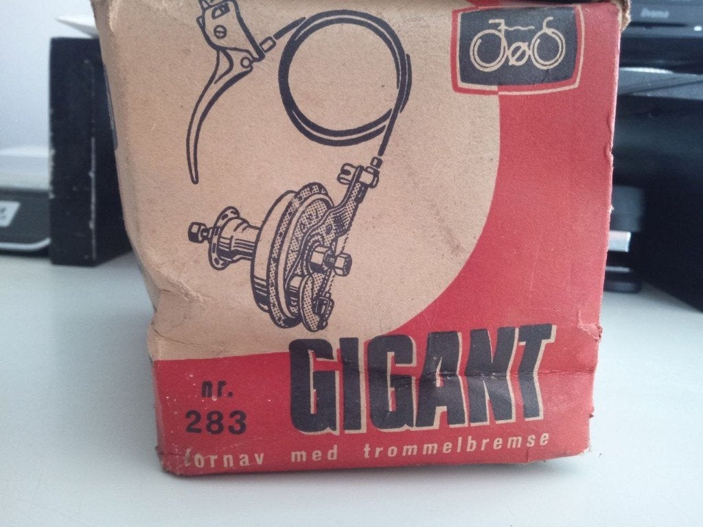 Nos, Gigant JØS fiets voornaaf / remtrommel nummer 283, Ophalen of Verzenden, Nieuw