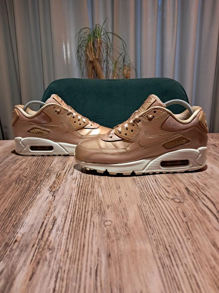 Nike Air Max 90 Premium 'Metallic Bronze' Size 36, Overige kleuren, Nike, Ophalen of Verzenden, Sneakers of Gympen