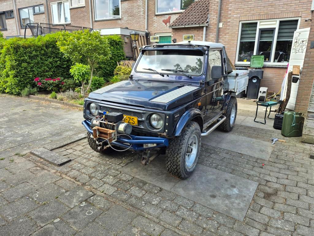 Suzuki Samurai Comm Blue-lagoon 4WD 1992, Auto's, Bestelauto's, Particulier, 4x4, Suzuki, Benzine, Handgeschakeld, Origineel Nederlands