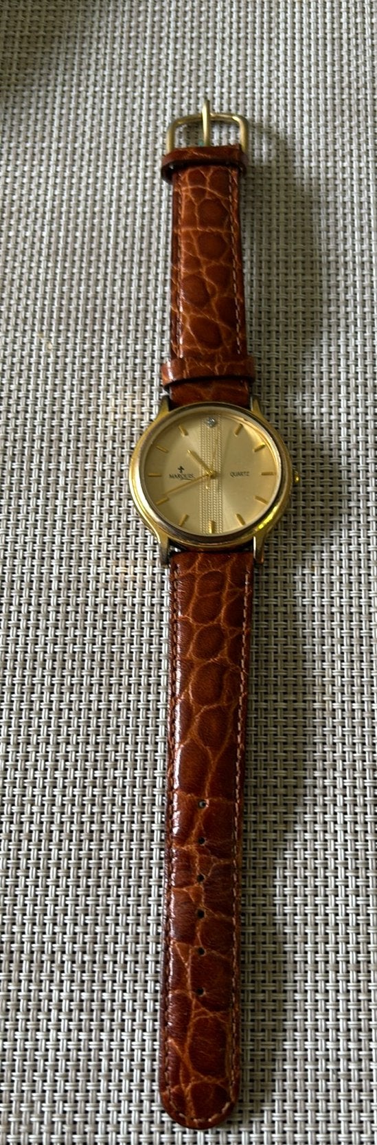 Marquis Quartz horloge (referentie 070/8131), Overige merken, Staal, Polshorloge, Ophalen of Verzenden