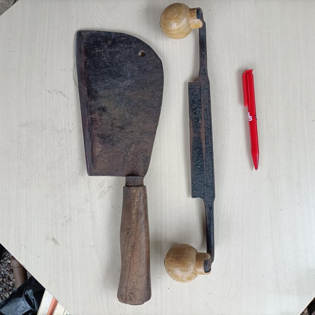 Hakmes en schilmes - Scherpe set, Antiek en Kunst, Ophalen of Verzenden