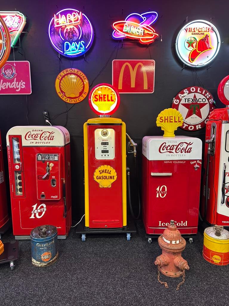 USA benzinepomp - USA Gas Pump Tokheim T39 Shell Design, Verzamelen, Automaten | Overige, Ophalen, Zo goed als nieuw
