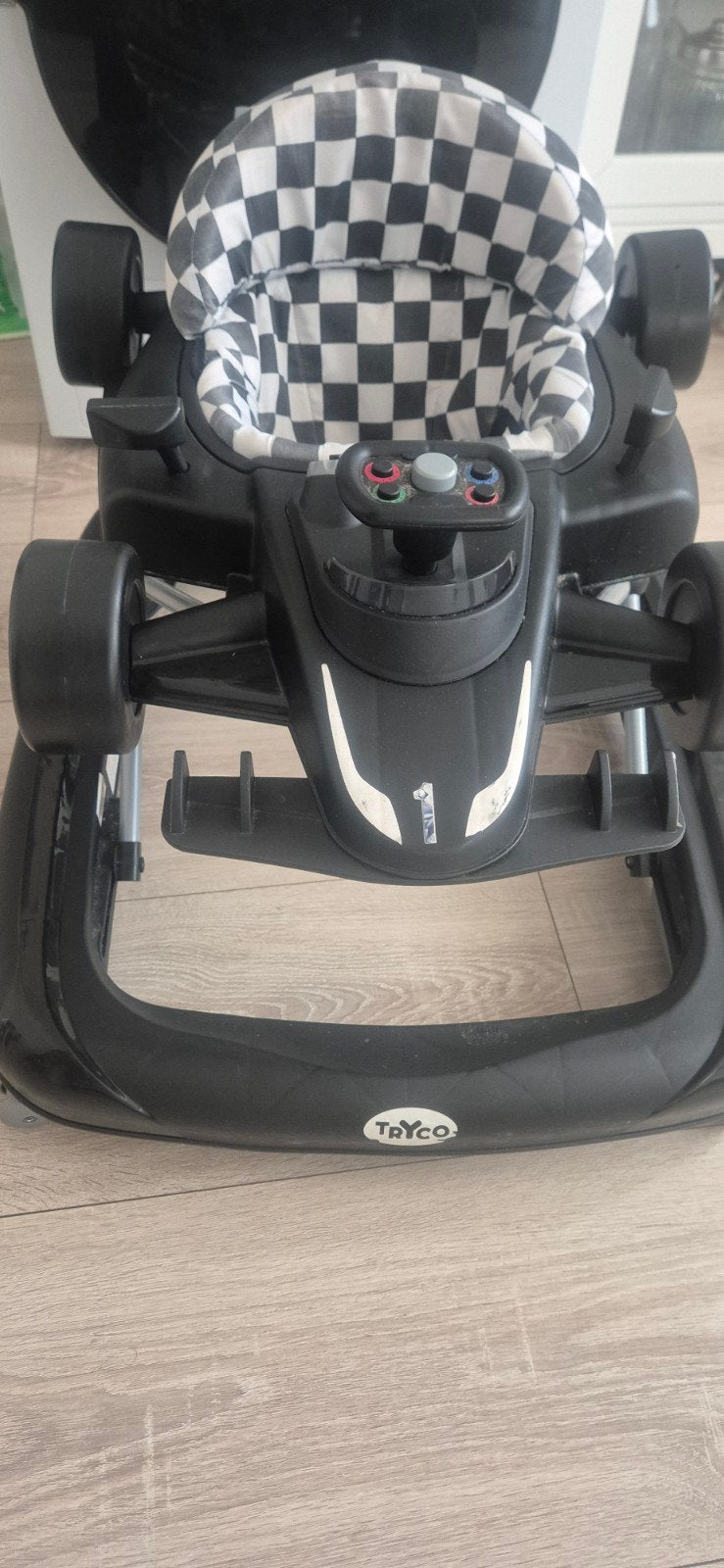 Tryco Loopstoel Raceauto Zwart, Ophalen of Verzenden
