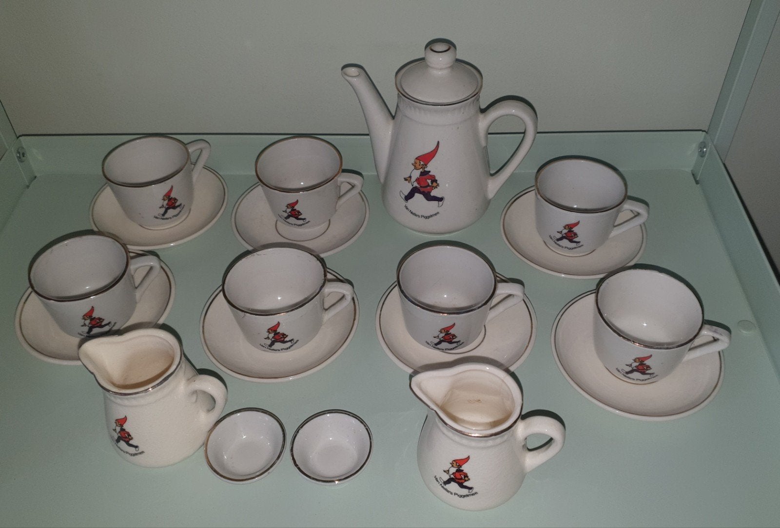 Vintage kinder serviesje Van Nelle Piggelmee, Ophalen of Verzenden