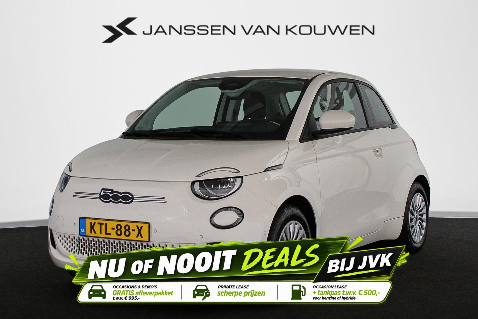 Fiat 500 3+1 Icon 42 kWh SOH 97% Achteruitrijcamera Apple Ca, Auto's, Gebruikt, 4 stoelen, 97 %, Geïmporteerd