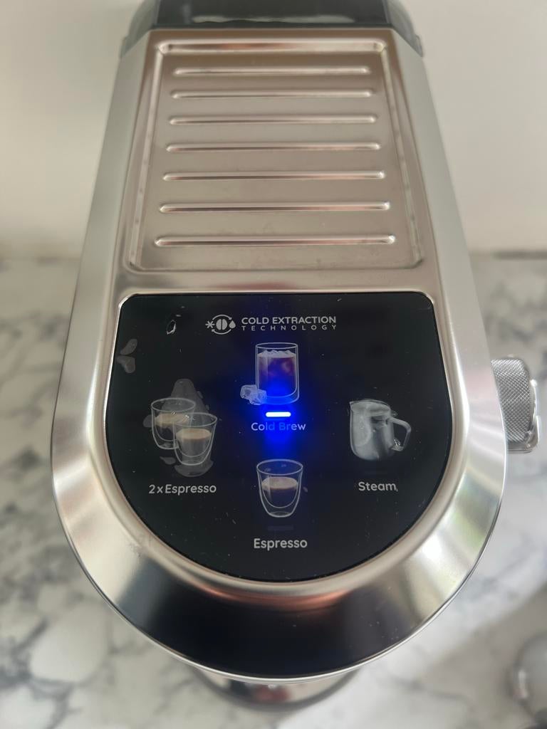 De'Longhi Dedica DUO Espresso Machine met Cold Brew, Witgoed en Apparatuur, Koffiezetapparaten, Stoompijpje, Espresso apparaat