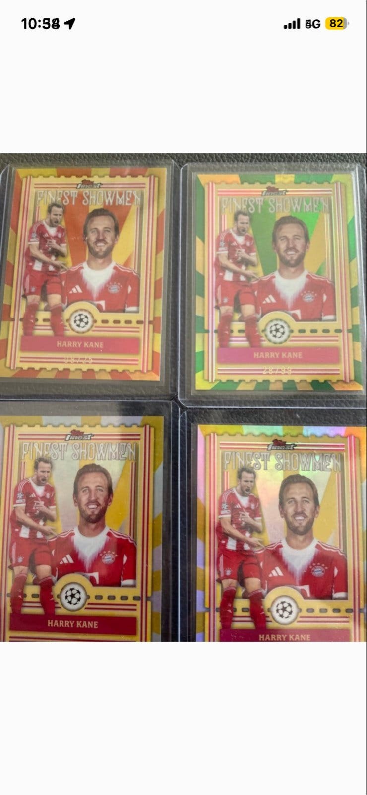 Harry Kane Finest Showmen Topps /25 /99, Ophalen of Verzenden, Zo goed als nieuw, Buitenlandse clubs, Spelerskaart